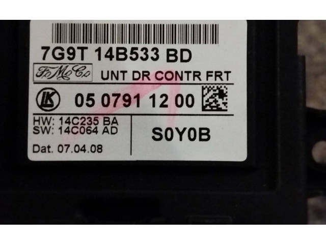 Блок управления дверью 7G9T14B533BD, 0507911200   Jaguar XF X250