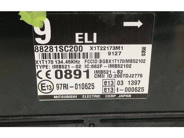 Блок управления двигателя 97RI010625, 88281SC200   Subaru Forester SH