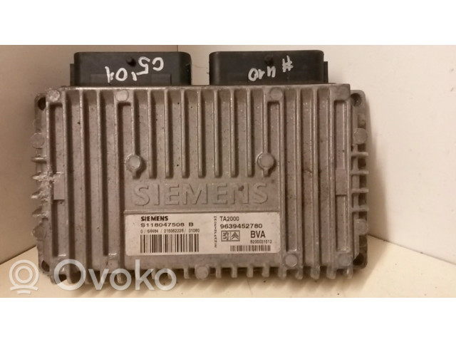 Блок управления коробкой передач S118047508B, 9639452780 Citroen C5