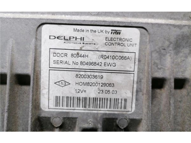 Блок управления 8200303619, 8200129063 Renault Clio II