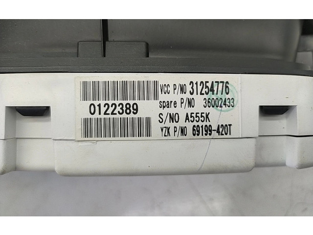 Панель приборов 31254776 Volvo C30