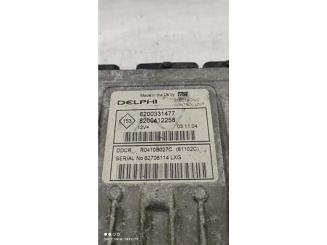 Блок управления 8200331477, 8200331477   Renault Clio II