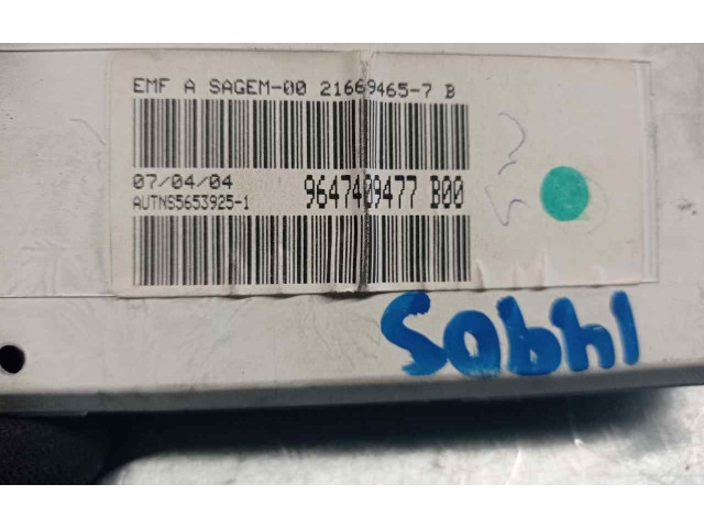 Дисплей 9647409477 Citroen C2