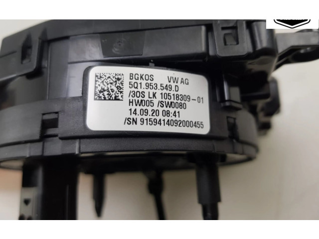 Подрулевой шлейф SRS 5Q1953549D, 5Q1953549D   Volkswagen Golf VIII