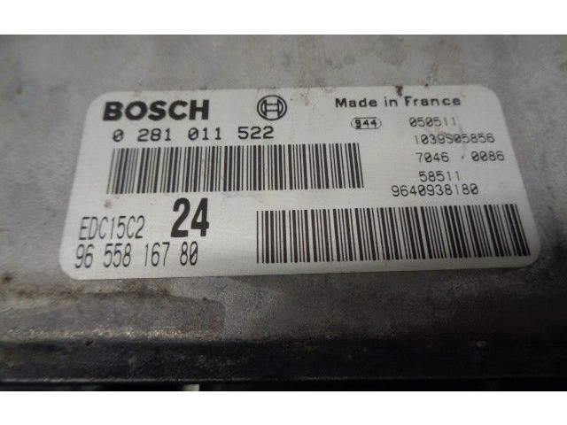 Блок управления двигателя 9655816780, 0281011522   Fiat Ulysse