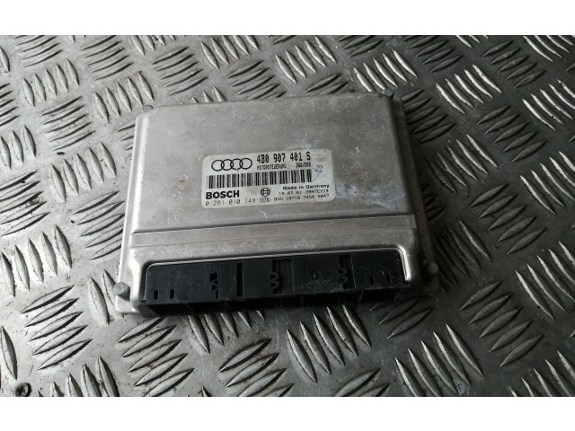 Блок управления двигателя 4B0907401S, 0281010148   Audi A6 S6 C5 4B