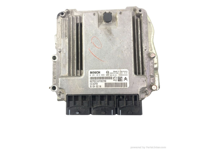 Блок управления двигателем Блок управления 9665465280, 0281013666   Mitsubishi Outlander