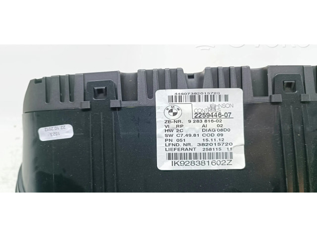 Přístrojová deska BMW X1 E84 2012 9283816