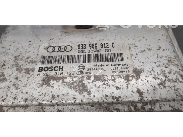 Блок управления двигателем Блок управления 038906012C   Seat Ibiza I (021A)