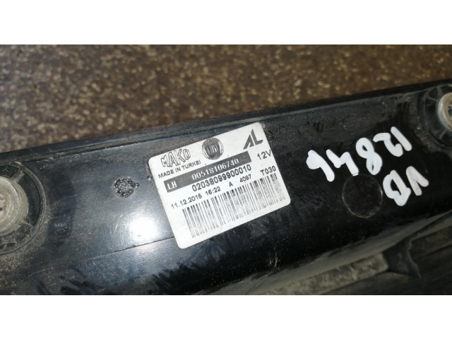 Задний фонарь левый 00518106740 Fiat Doblo 2010-2022 года