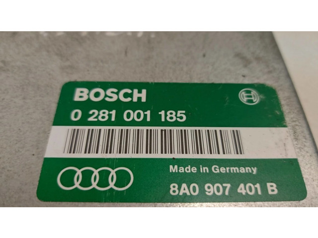 Блок управления двигателя 8A0907401B, 0281001185 Audi 80 90 S2 B4