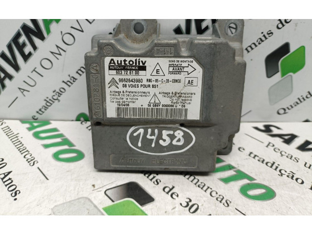 Блок подушек безопасности SV2-25-04-10, 1458 Citroen C4 I