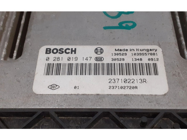 Блок управления 0281019147, 237102720R Dacia Dokker