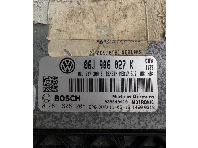 Блок управления двигателя 06J906027K, 0261S06205 Volkswagen Jetta VI