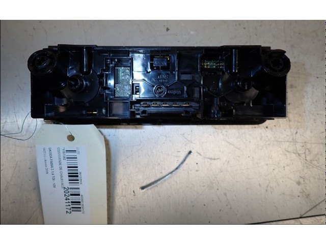 Блок управления климат-контролем 6V0820045D9B9   Skoda Fabia Mk3 (NJ)