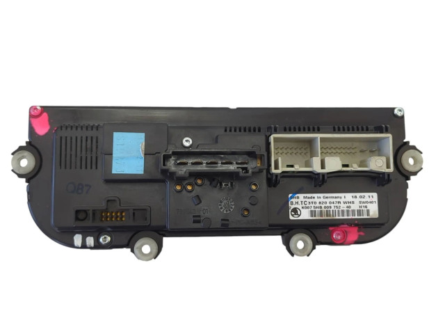 Блок управления климат-контролем 3T0820047R, K0075HB00975240 Skoda Yeti (5L)