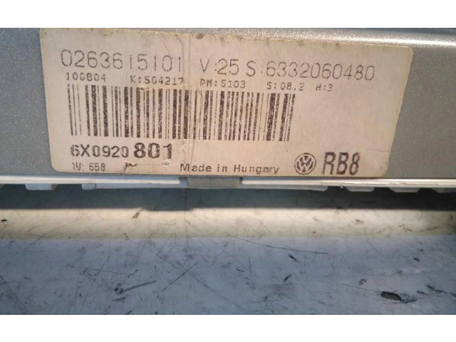 Панель приборов 6X0920801 Volkswagen Lupo