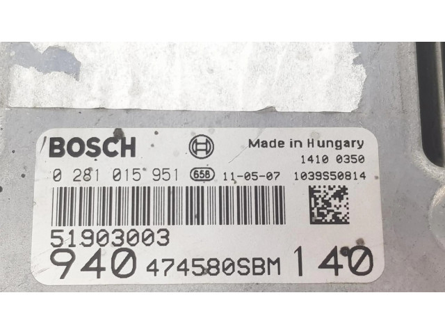 Блок управления двигателя 51903003   Alfa Romeo Giulietta