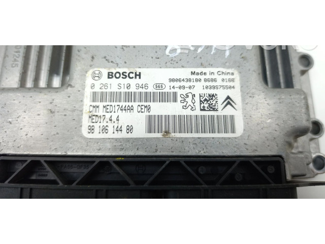Блок управления двигателя 0261S10946, 9806438180   Peugeot 408 II