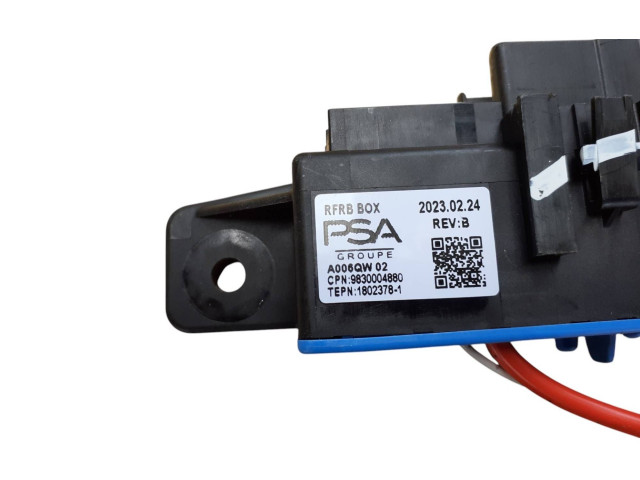 Турбина Ящик предохранителей (комплект) Citroen C5 X 9830004880, 20230224 для двигателя 10XRAB