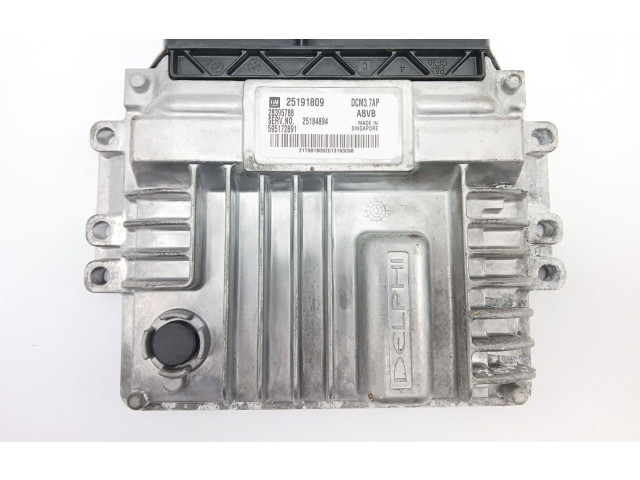 Блок управления двигателя 25191809, 28395788   Chevrolet Cruze
