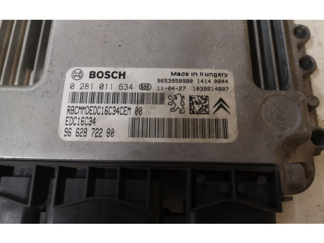 Řídící jednotka 0281011634, 9662872280   Peugeot 307 2007