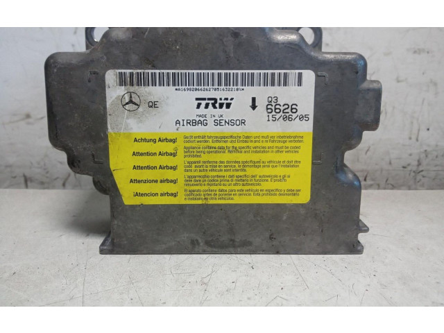 Блок подушек безопасности A16982066262   Mercedes-Benz A W169