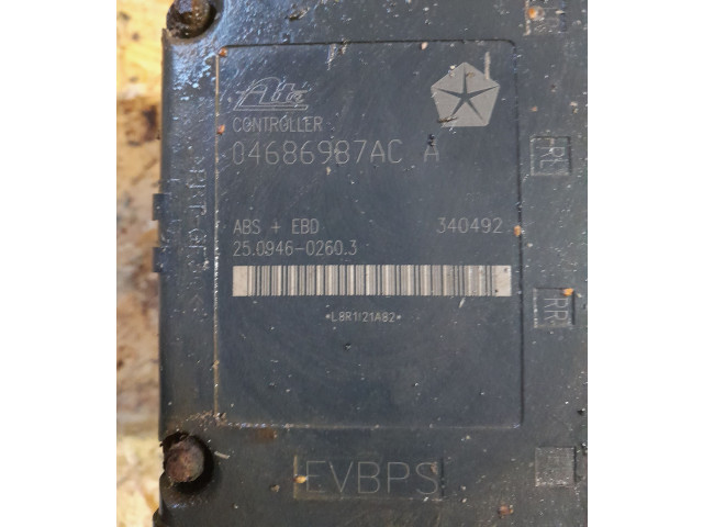 Блок АБС 04686987ACA, 25094602603 Chrysler Voyager 2001-2004 года