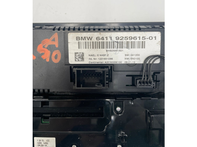 Блок управления климат-контролем 9259615, 1201651086   BMW X3 F25