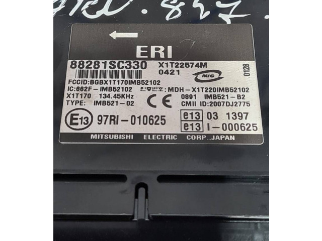 Блок управления 88281SC330, X1T22574M   Subaru Forester SH