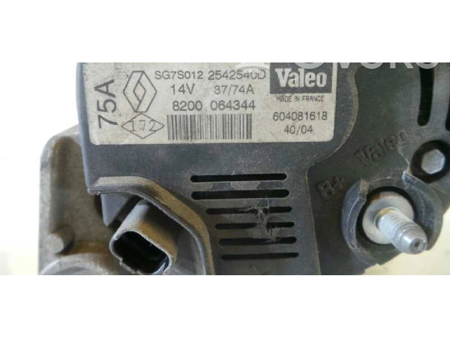 Генератор 8200064344 Renault Clio III