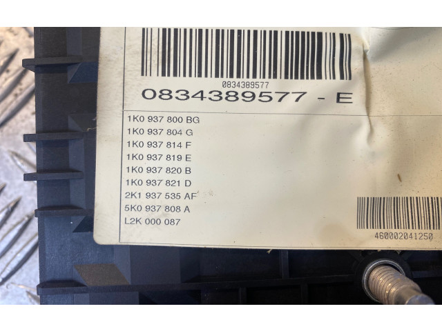 Pojistková skříňka 1K0937800BG, 1K0937125A Volkswagen Caddy 2006