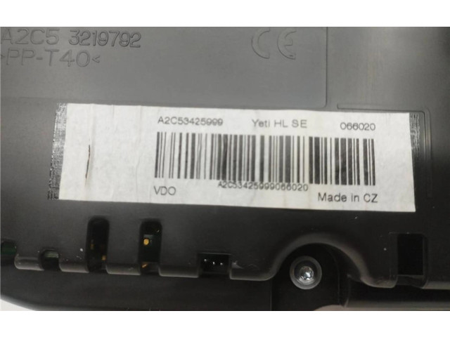 Панель приборов A2C53425999, 0090059 Skoda Yeti (5L)
