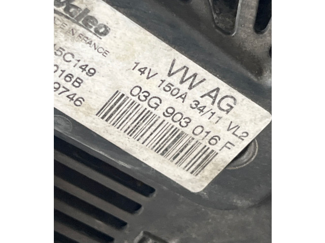 Генератор 03G903016F   Audi Q5 SQ5      