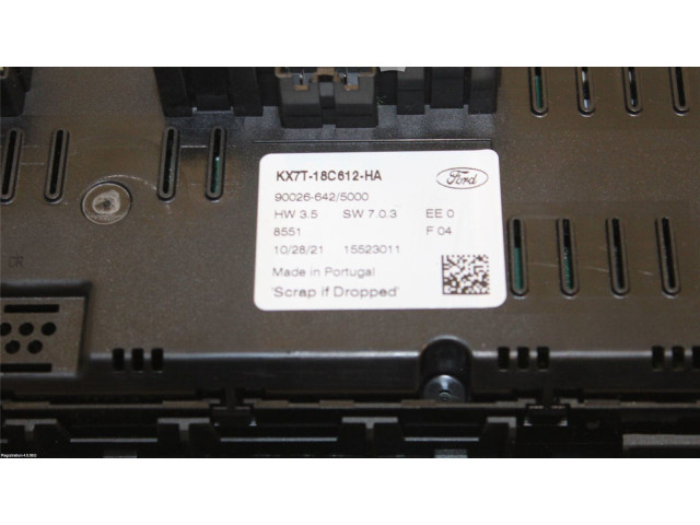 Блок управления климат-контролем 2612595, KX7T18C612HA   Ford Focus