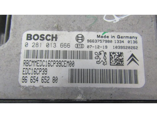 Блок управления двигателя EDC16CP39   Citroen C-Crosser