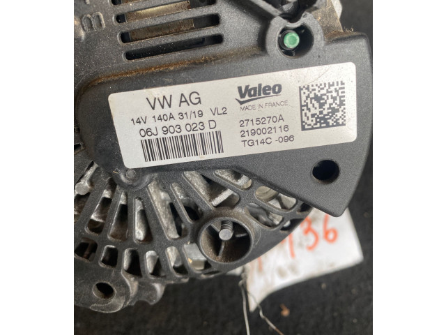 Генератор 06J903023D, 219002116 Volkswagen Golf VII