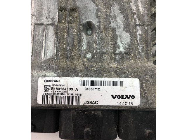Блок управления двигателем Блок управления 31355712, S180134103A   Volvo V70