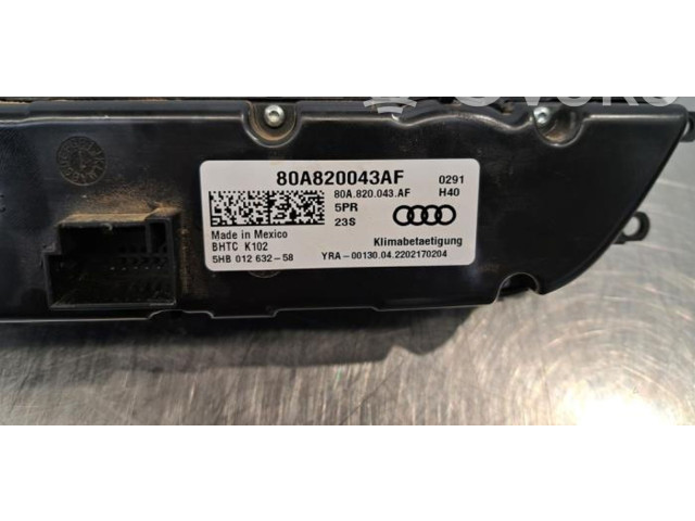 Блок управления климат-контролем 80A820043AF Audi Q5 SQ5