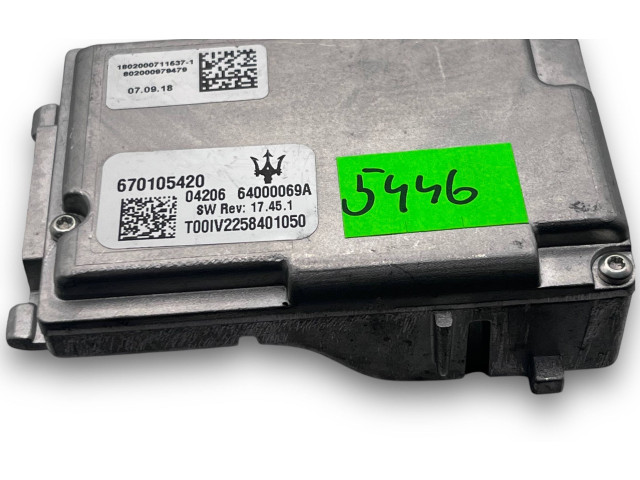 Блок комфорта A5446, 670105420 Maserati Ghibli