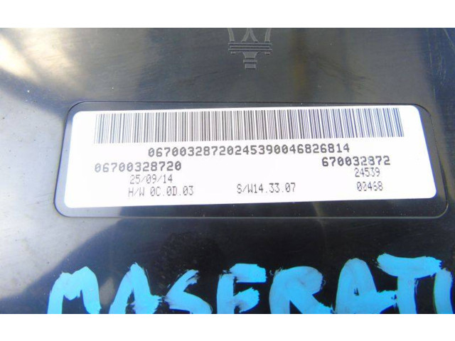 Модуль блока управления кондиционером 06700328720, 670032872 Maserati Ghibli