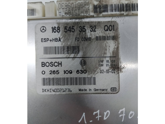 Блок управления АБС 1685453532, 0265109630   Mercedes-Benz A W168