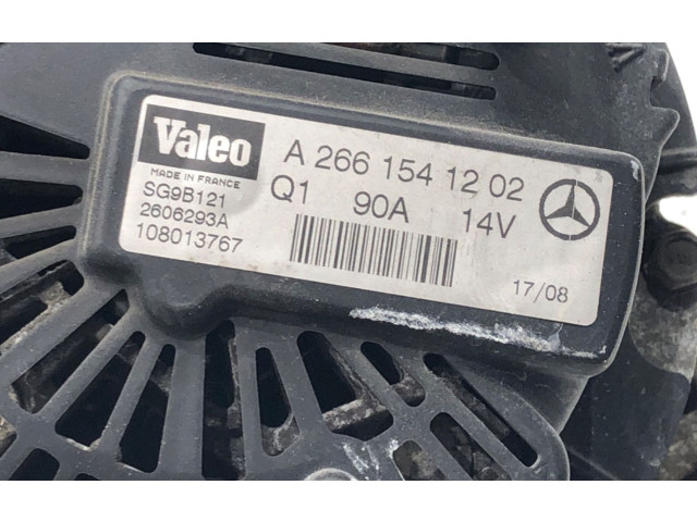 Генератор A2661541202   Mercedes-Benz A W169      