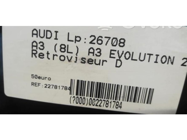 Зеркало электрическое Audi A3 S3 8L 1996 - 2003 года