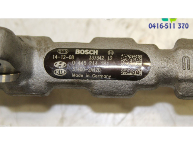 Топливная рампа 314002A420, 0445214181   KIA Ceed   для двигателя D4FB