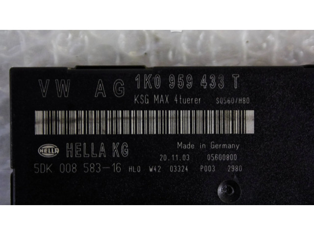 Блок комфорта 1K0959433T, 5DK008583-16 Volkswagen Golf Plus