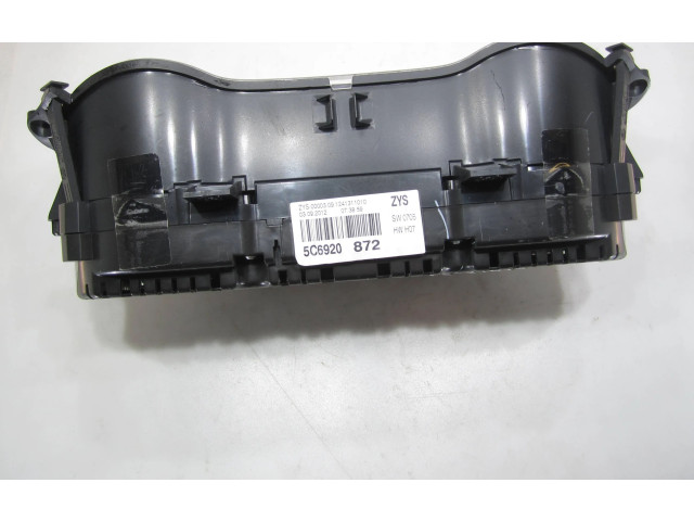 Панель приборов 5C6920872, ZYS0000309 Volkswagen Jetta VI