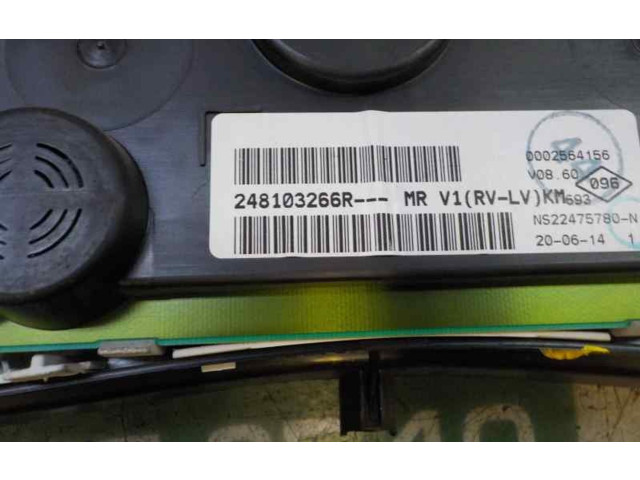 Панель приборов 248109521R Dacia Dokker