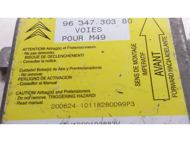 Блок подушек безопасности 9634730380 Citroen Berlingo