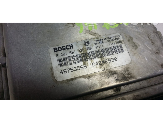 Блок управления двигателя 0281001936, 0281001936 Alfa Romeo 145 - 146